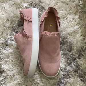 Kate spade pink slide on shoes